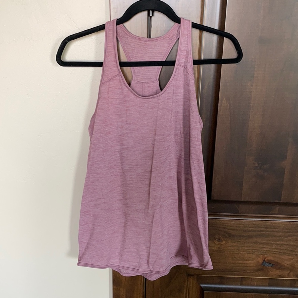 Lululemon Athletica heather purple racerback